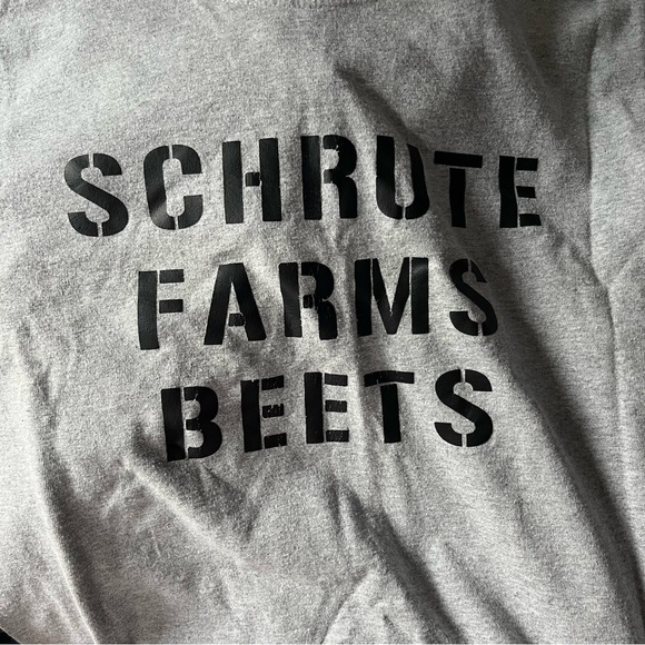SCHRUTE’S FARMS BEETS Grey Unisex Longsleeve - Picture 3 of 4